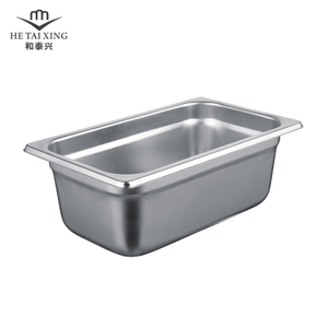 حاويات Gastronorm من النوع JPN مقاس 1/4 GN Pan مقاس 100 مم لمعدات المطاعم القياسية